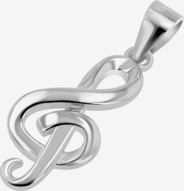 Akzent Pendant '"Liva" aus 925 Sterlingsilber, rhodiniert, langlebig' in Silver: front