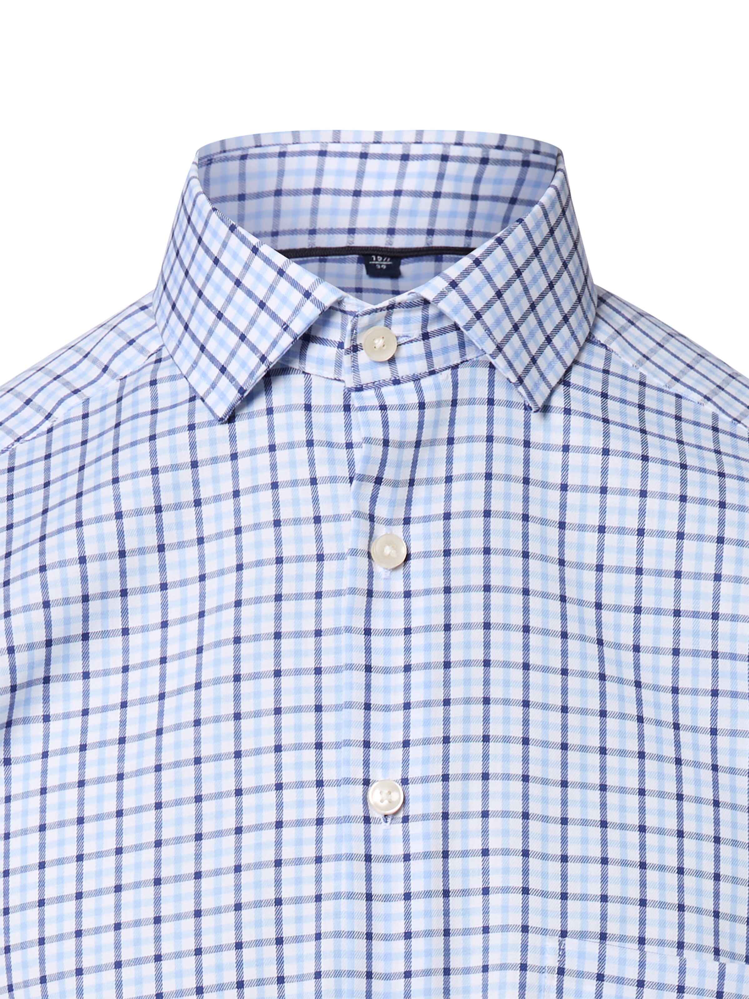 Andrew James Regular fit Button Up Shirt in Blue