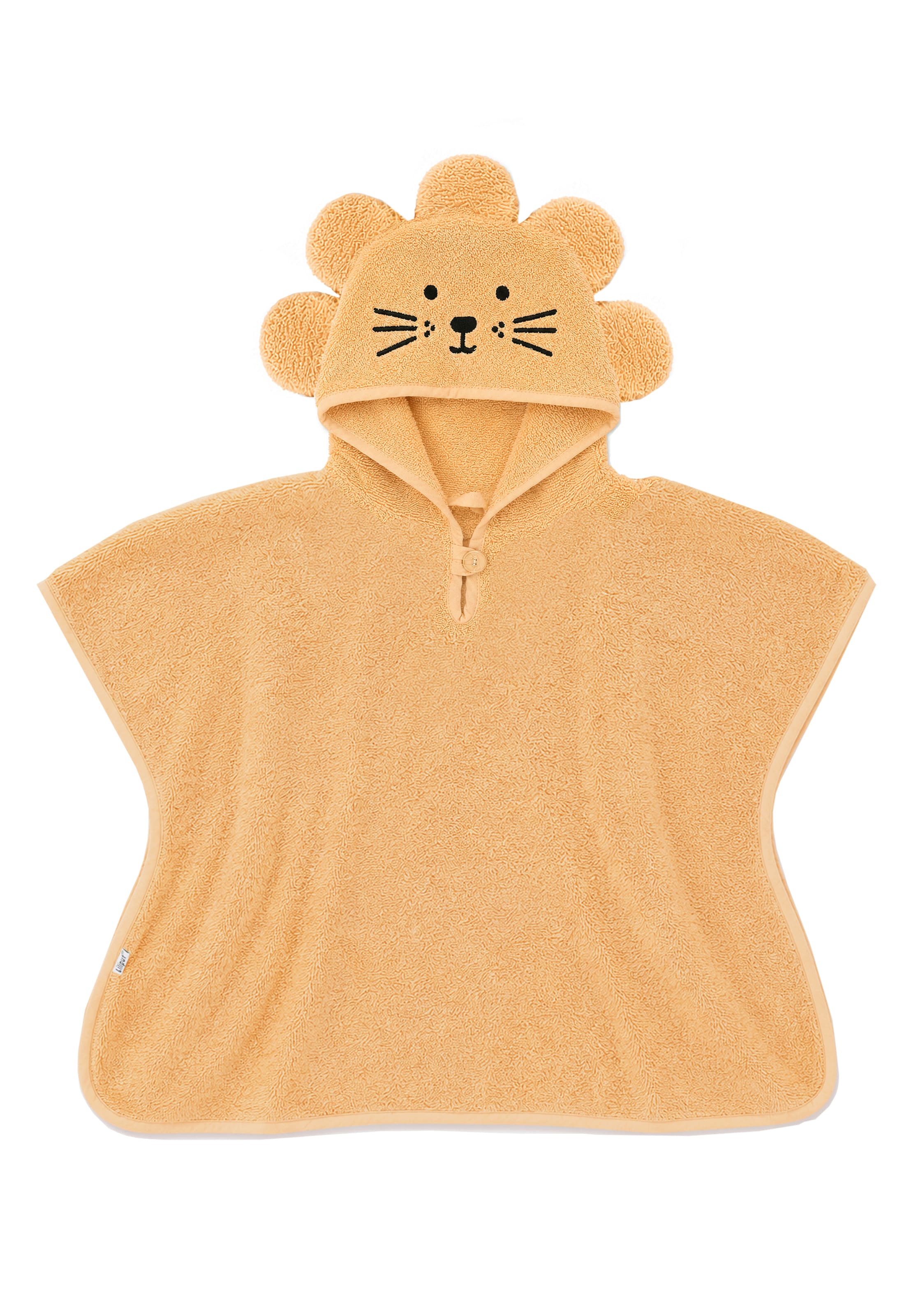 LILIPUT Bathrobe 'Löwe' in Brown: front
