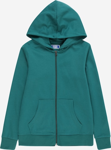 Jack & Jones Junior Sweatjacke in Grün: predná strana