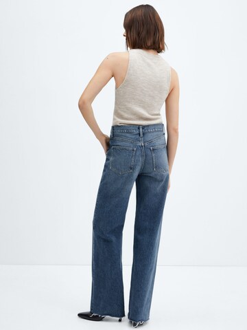 MANGO Loosefit Jeans 'Denver' in Blau