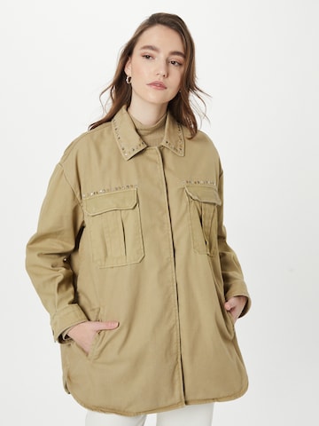 Goosecraft Between-season jacket 'Hugs' in Green: front