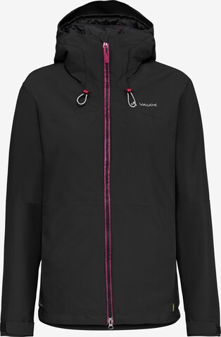 VAUDE Outdoorjacke 'Neyland II' in Schwarz: predná strana