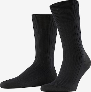 FALKE Sukat 'Bristol Pure' värissä musta: etupuoli