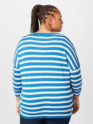 T-shirt Fransa Curve en bleu