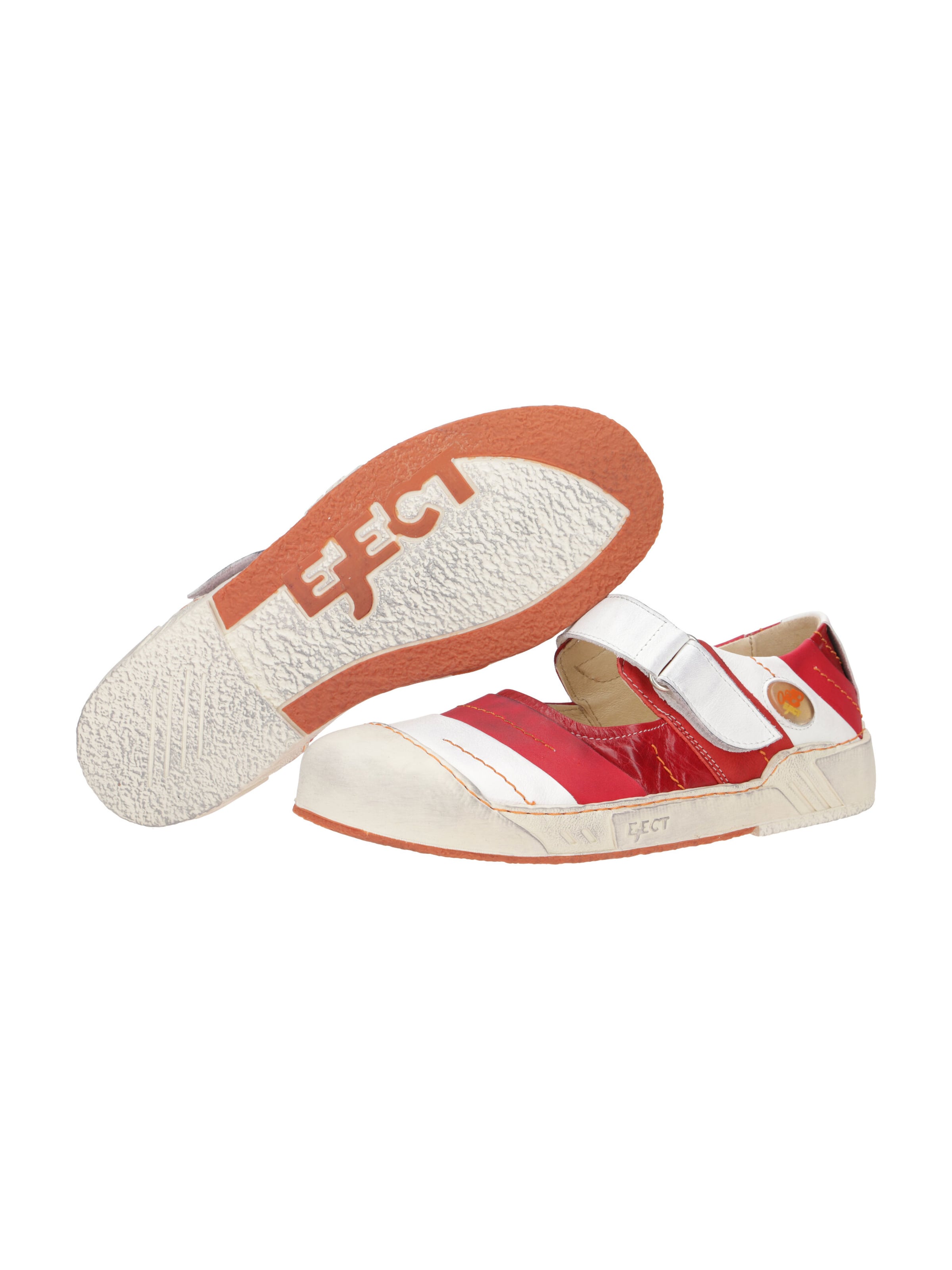 EJECT Slippers 'Eject Puzzle Schuhe rot weiß 12358' in Red