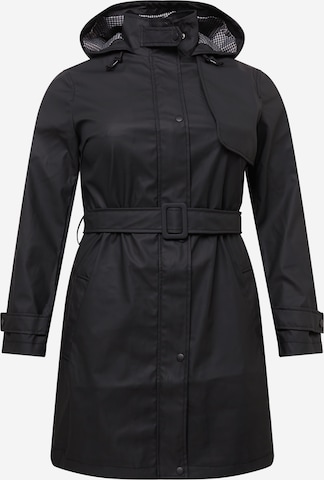 Dorothy Perkins Curve Демисезонное пальто в Черный: спереди