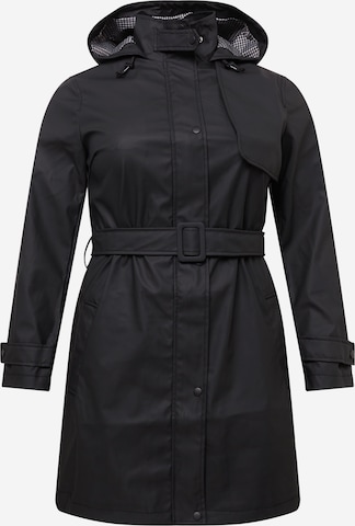 Manteau mi-saison Dorothy Perkins Curve en noir : devant