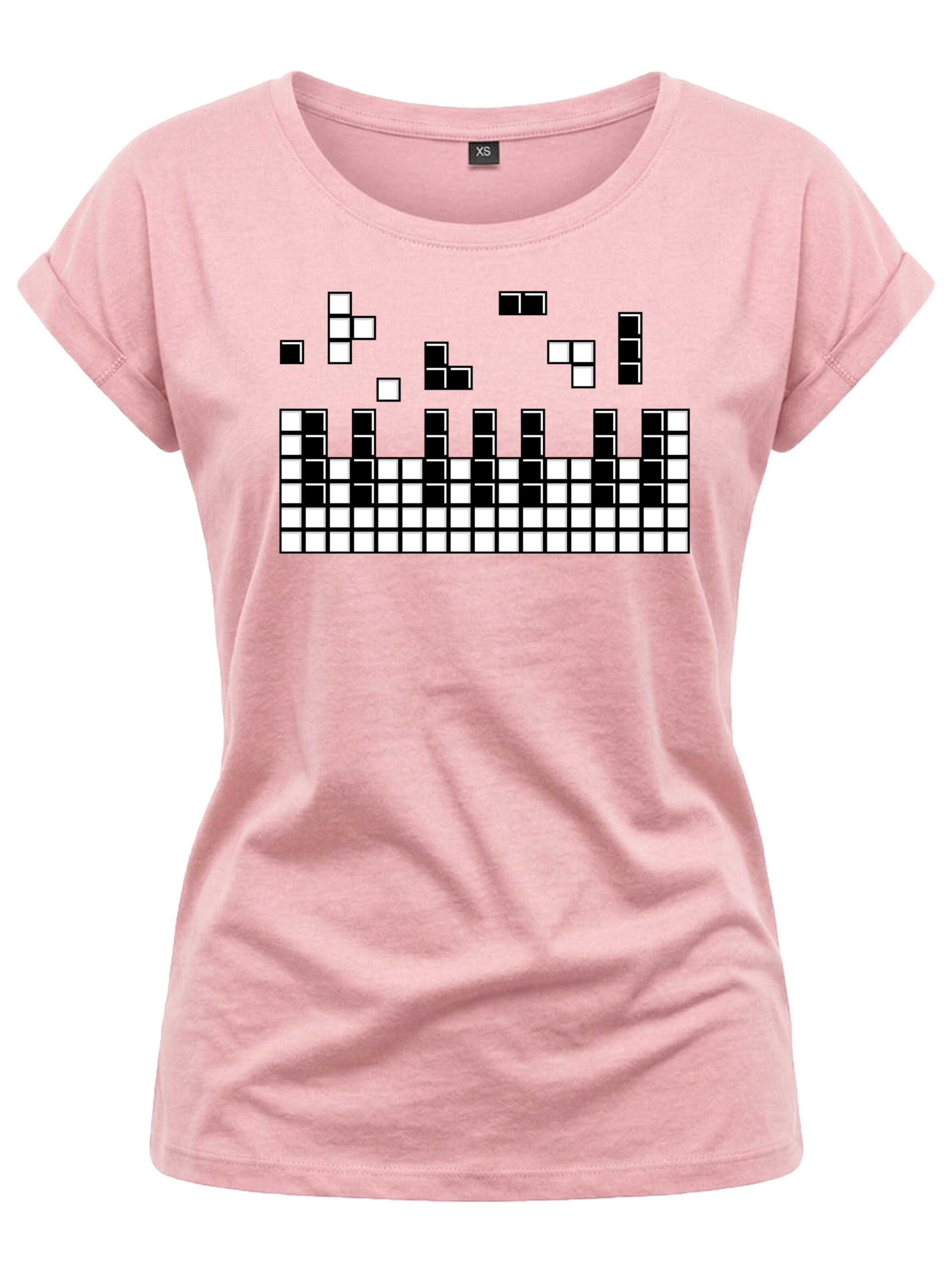 MAKAYA Shirt 'Piano' in Pink: front