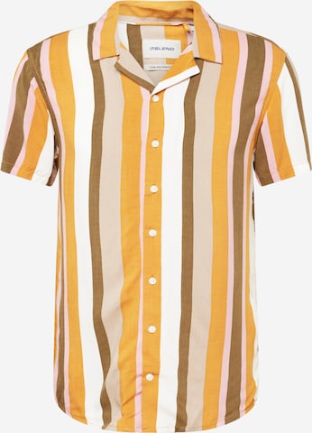 BLEND - Ajuste regular Camisa en amarillo: frente