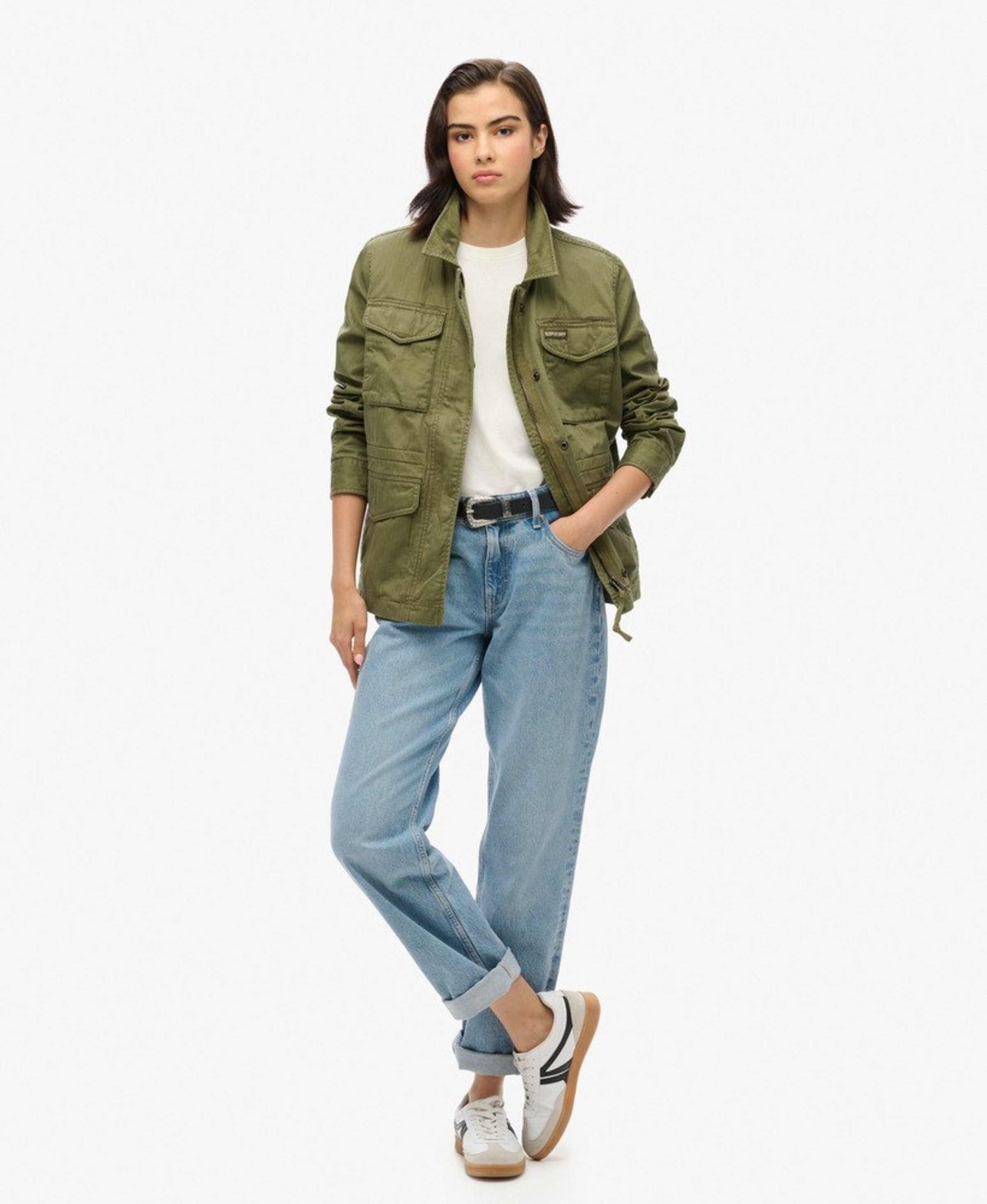 Superdry Tussenjas 'Military' in Groen