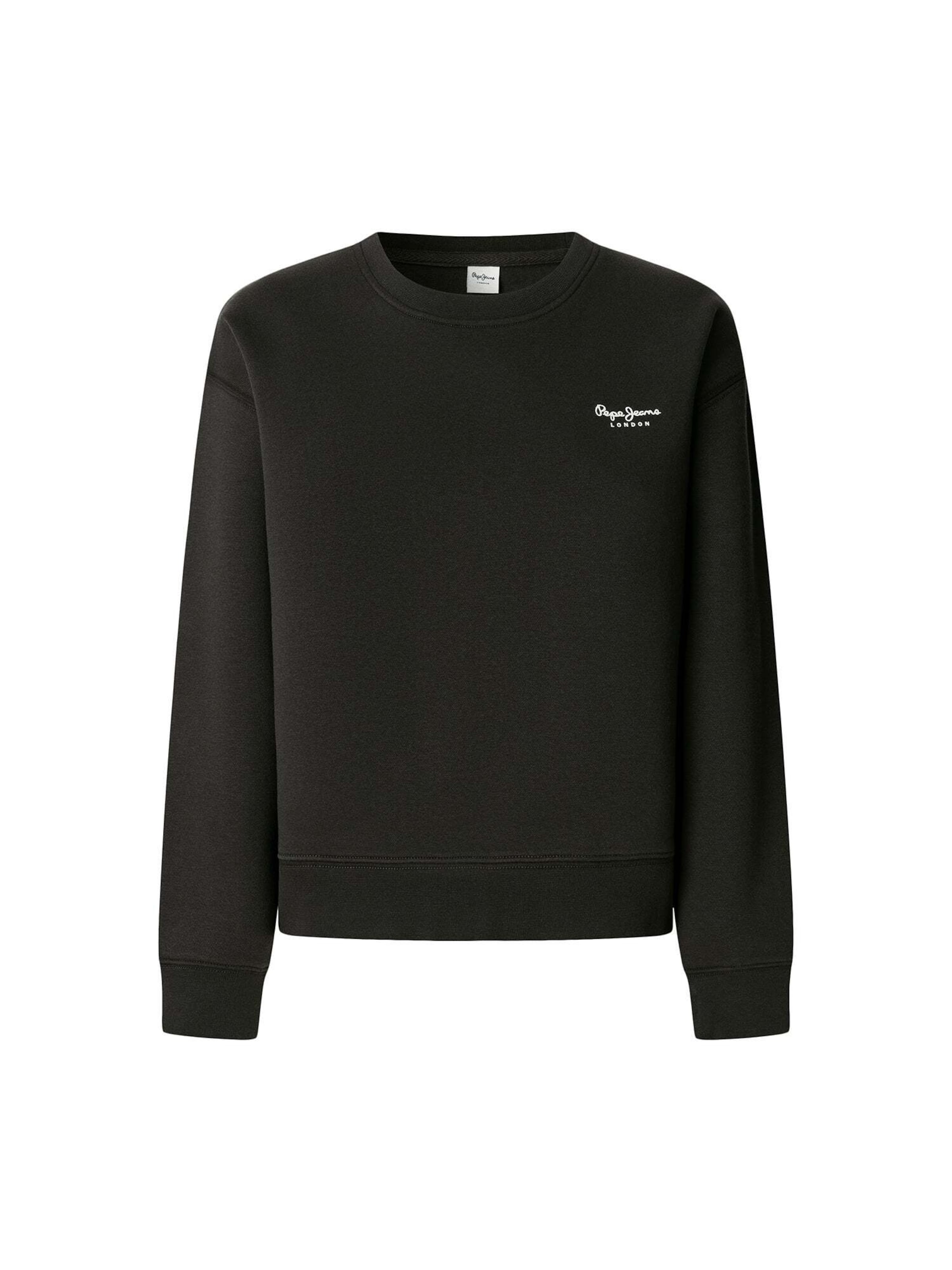 Pepe Jeans Sweatshirt 'Babi' in Black: front