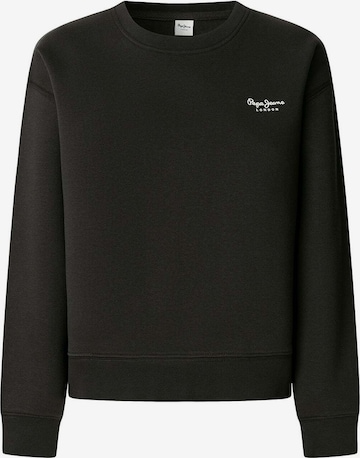 Pepe Jeans Sweatshirt 'Babi' in Black: front