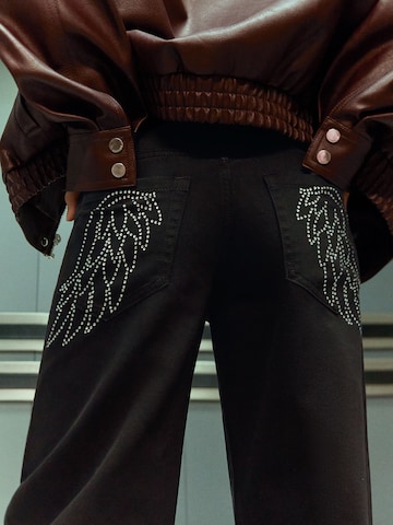 Baggy Jean Bershka en noir