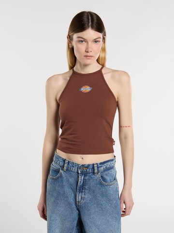 Haut DICKIES en marron : devant