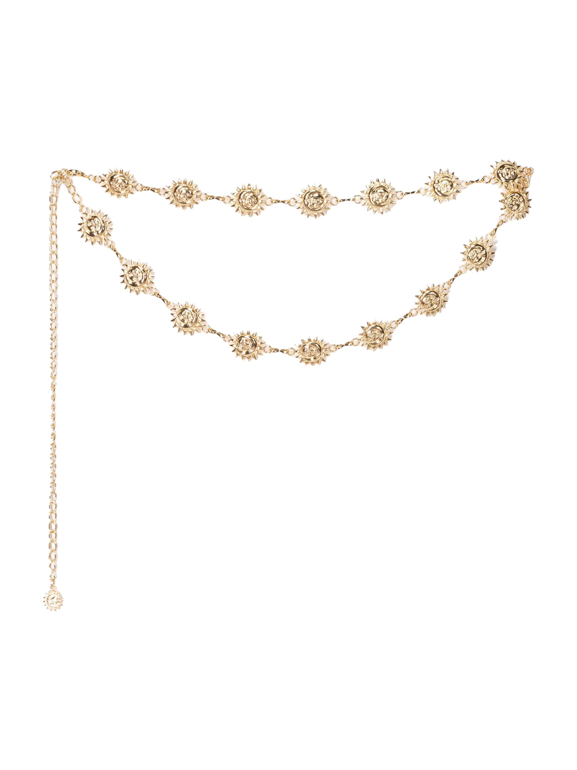 Cintura di Bershka in oro: frontale