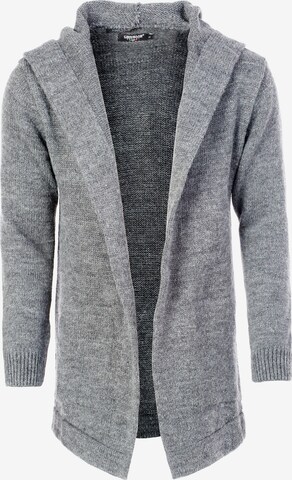 CARISMA Knit Cardigan in Grey: front