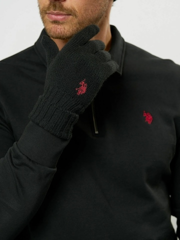 U.S. POLO ASSN. Sormikkaat ' Obi ' värissä musta