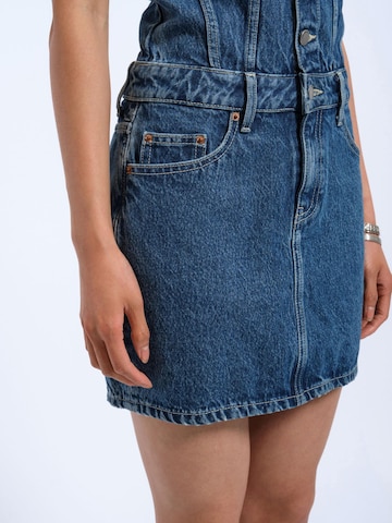 Dr. Denim Jurk 'Carlisle Dress' in Blauw