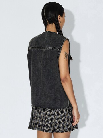 Dr. Denim Vest 'Enver Worker' in Black