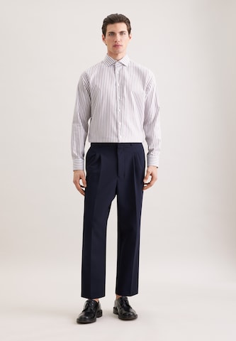 SEIDENSTICKER Regular fit Business shirt in Brown