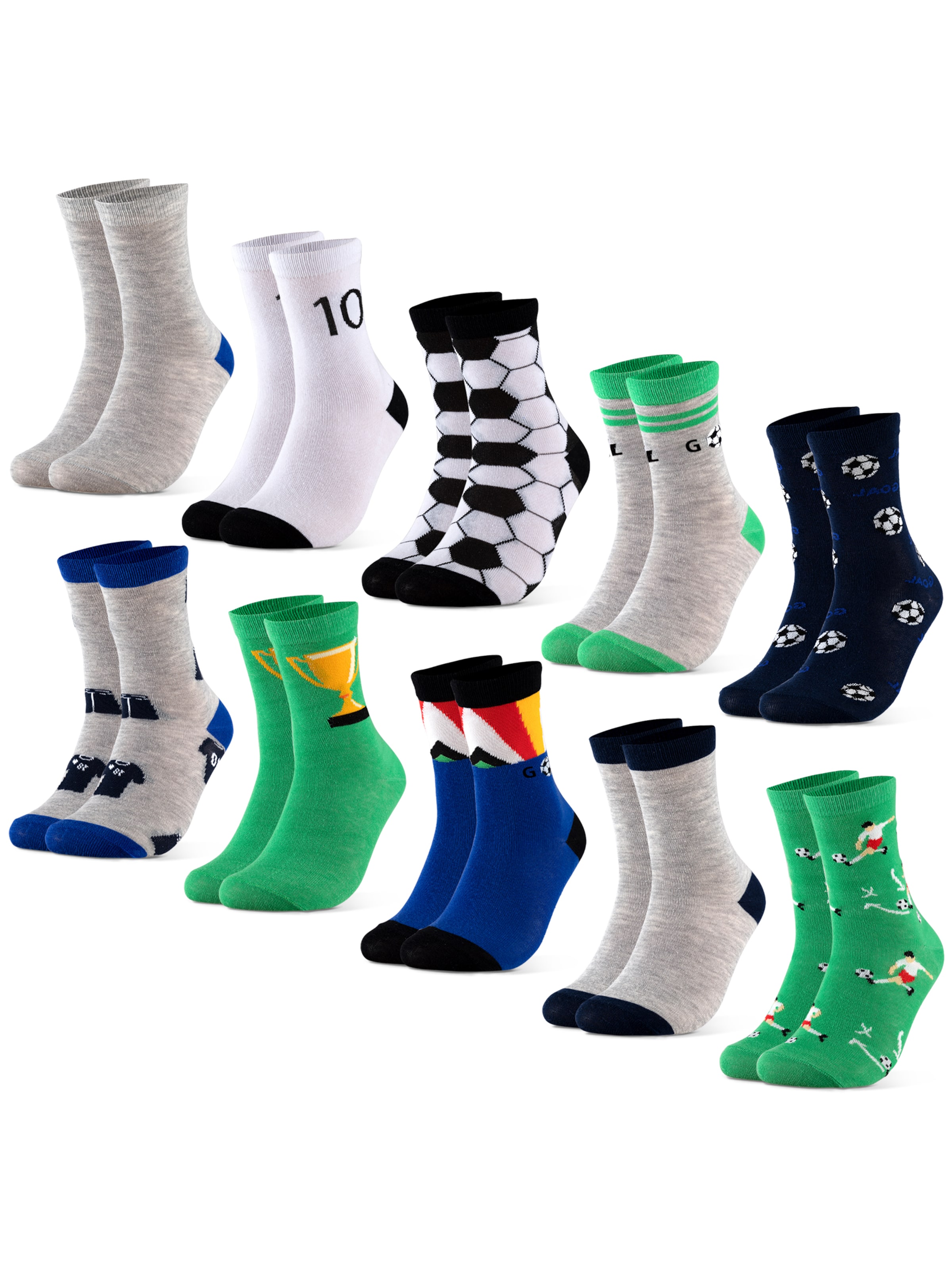 Occulto Socks 'Fantasia' in Mixed colours: front