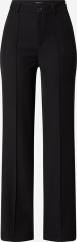 Nasty Gal Flared Trousers in Black: front
