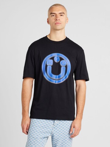 HUGO T-Shirt 'Nakoree' in Schwarz: Vorderseite