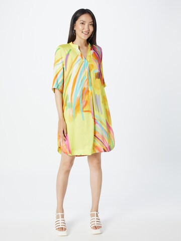 Robe-chemise Emily Van Den Bergh en mélange de couleurs : devant