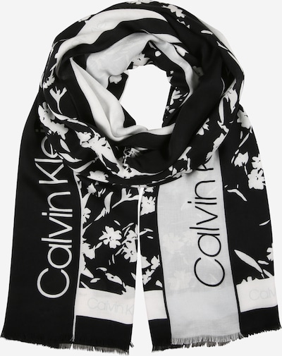 Calvin Klein Šalle, krāsa - melns / balts, Preces skats