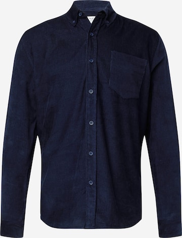 BURTON MENSWEAR LONDON - Ajuste regular Camisa en azul: frente