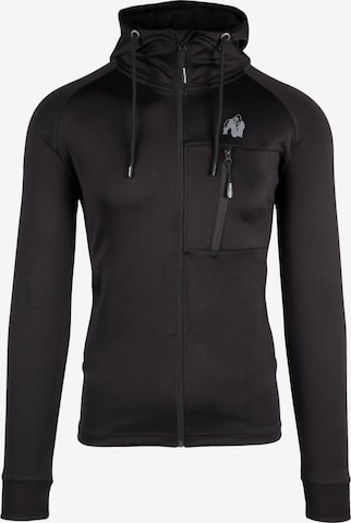 Gorilla Wear Sweatvest in Zwart: voorkant