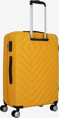 Set di valigie di American Tourister in giallo