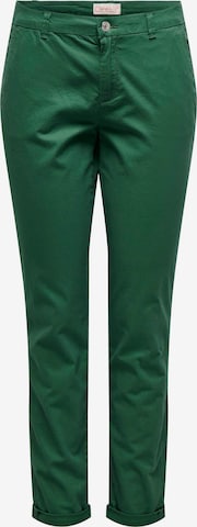 ONLY Slim fit Pants 'PARIS' in Green: front