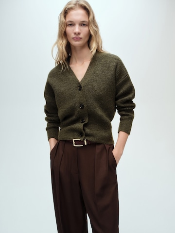 MANGO Cardigan 'ERIZO' i grøn: forside