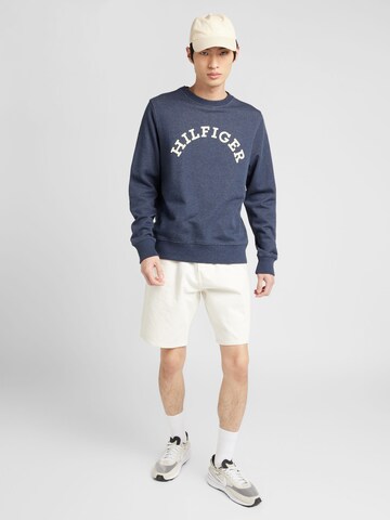 TOMMY HILFIGER Sweatshirt in Blauw