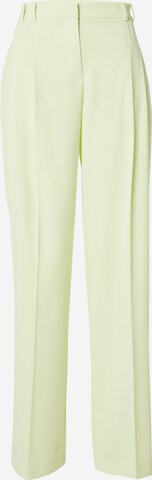 PATRIZIA PEPE Loose fit Pleat-Front Pants in Green: front