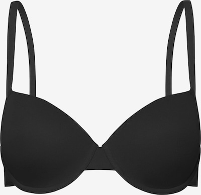 cfab Grudnjak 'Baumwoll T-Shirt-BH mit Bügel' veličine 75/B u crna, Pregled proizvoda