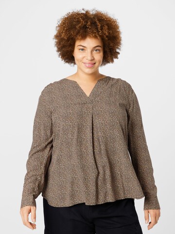 Tom Tailor Women + Bluse in Braun: Vorderseite