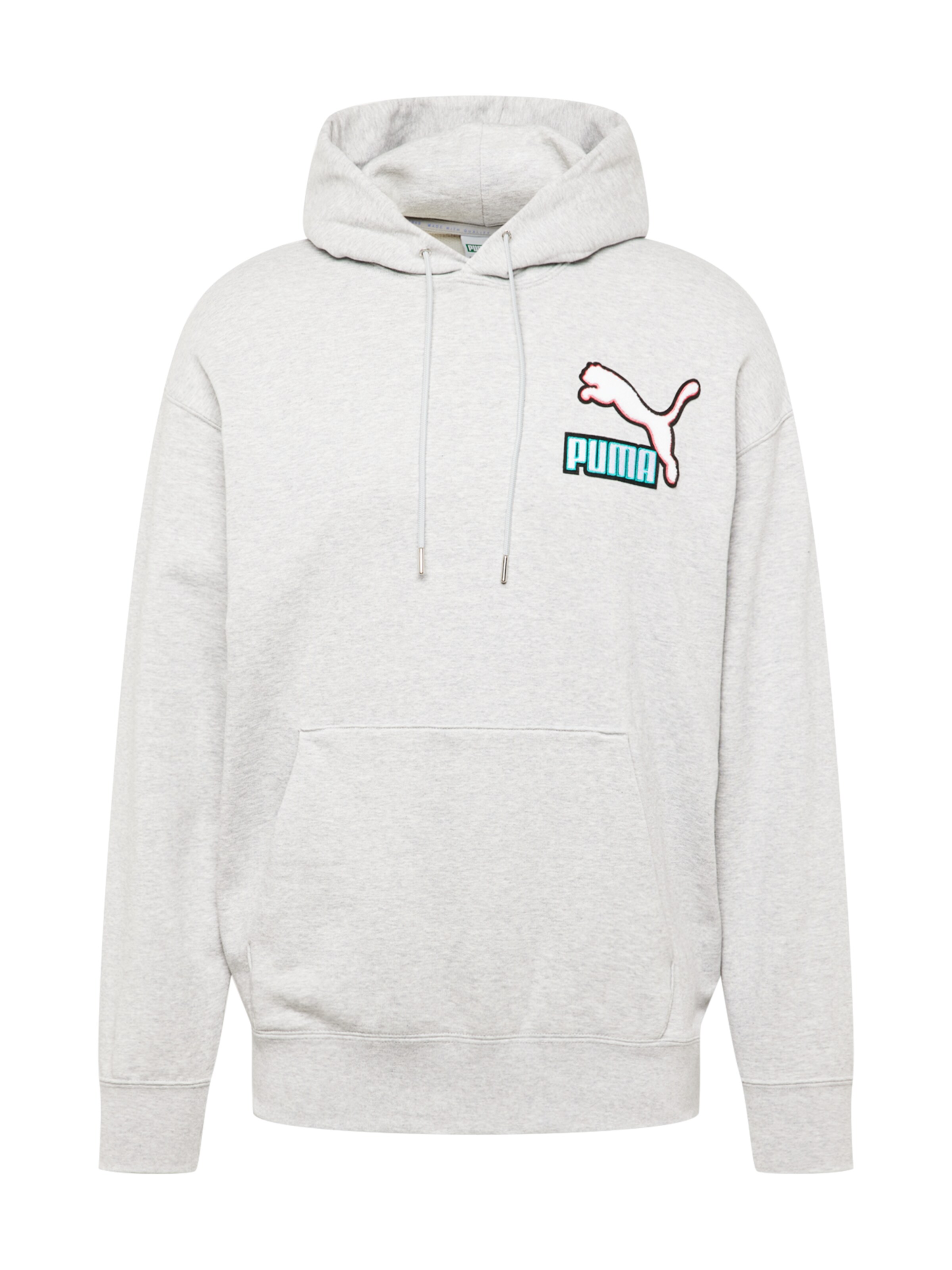 PUMA Sweatshirt 'Fandom' in Grau: Vorderseite