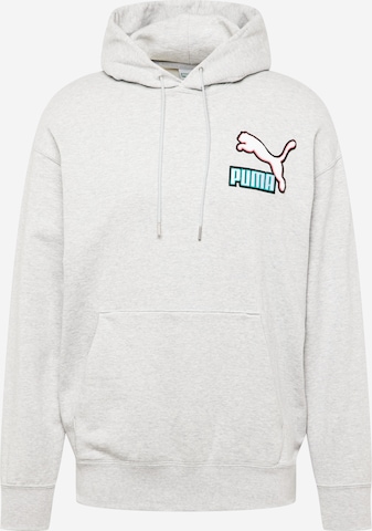 PUMA Sweatshirt 'Fandom' in Grijs: voorkant