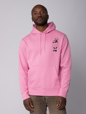 Watapparel Sweatshirt ' Pocket Pandas ' in Pink: front