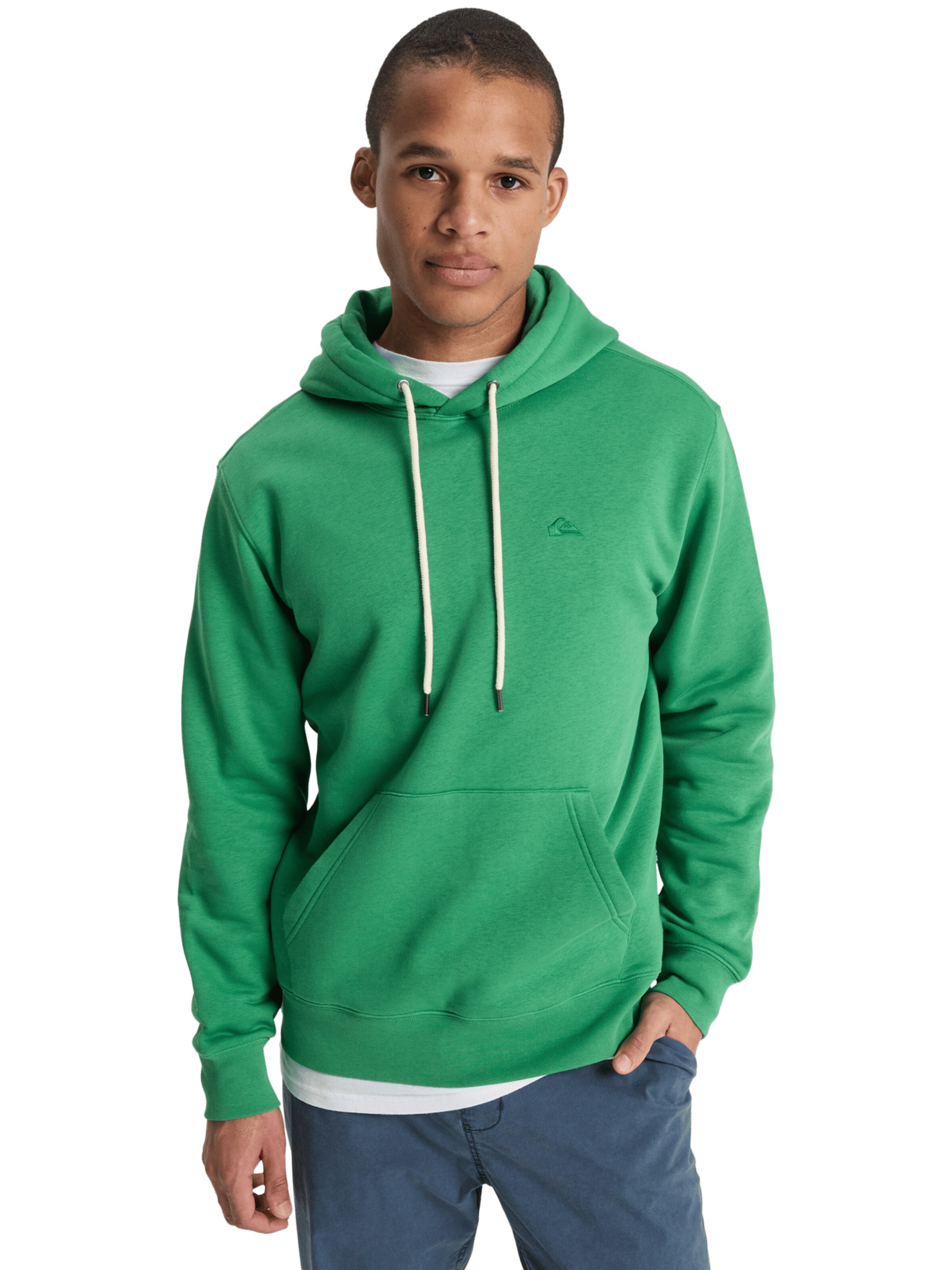 QUIKSILVER Sweatshirt 'Salt Water' in Green: front