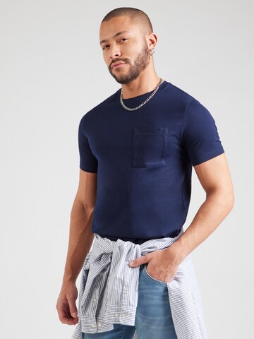 T-Shirt UNITED COLORS OF BENETTON en bleu : devant
