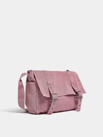 Pull&Bear Skuldertaske i pink: forside