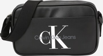 Sac à bandoulière Calvin Klein Jeans en noir : devant