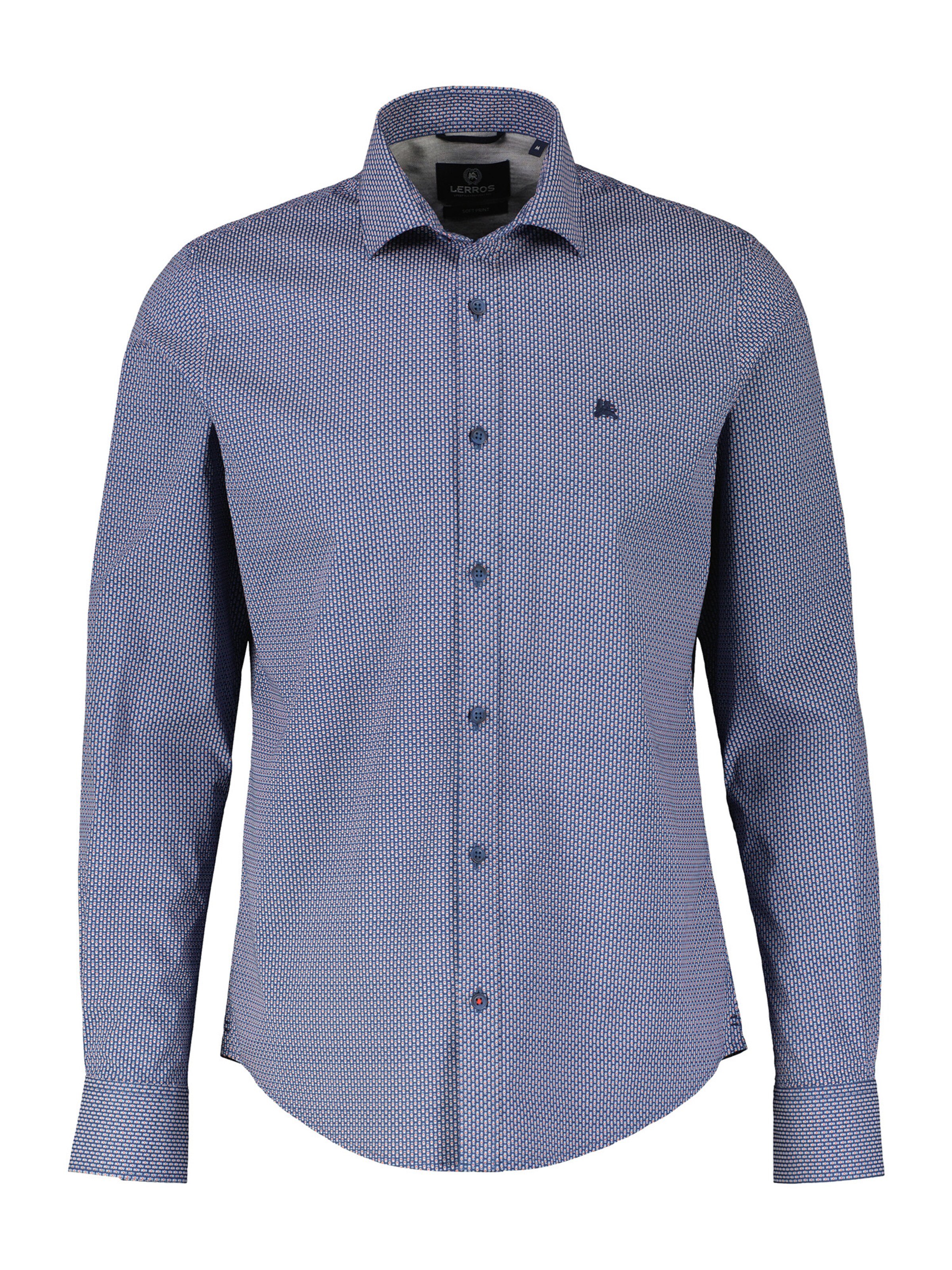 LERROS Regular Fit Hemd in Blau: Vorderseite