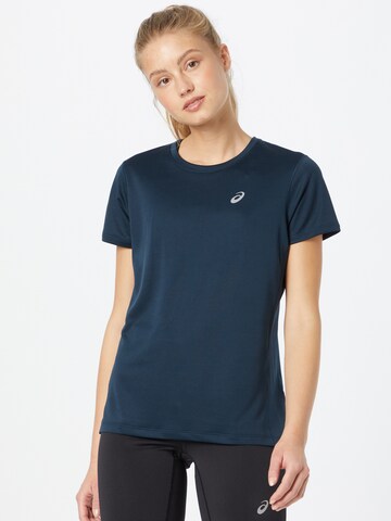 ASICS Functioneel shirt in Blauw: voorkant