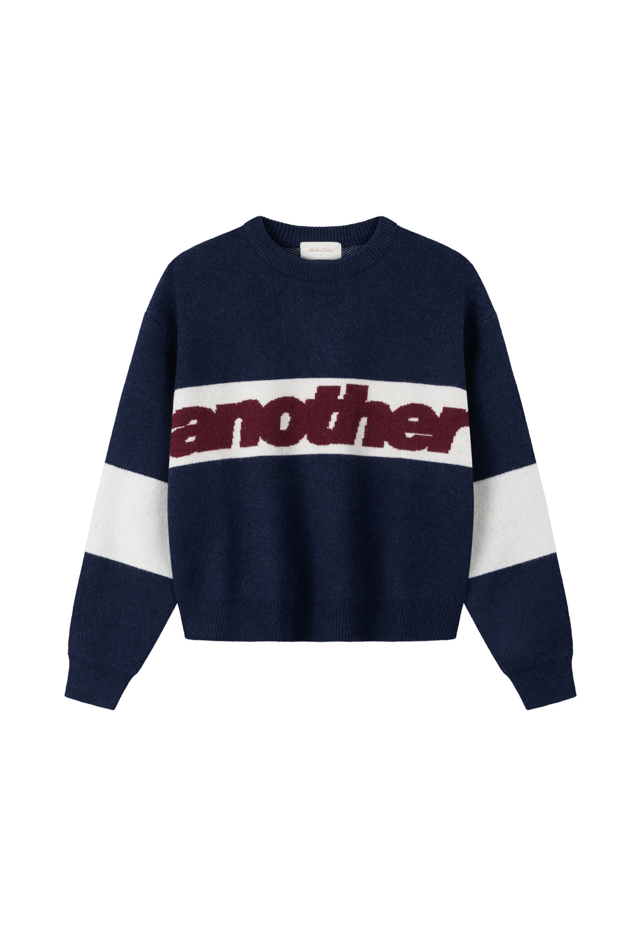 Another Cotton Lab Pullover in Blau: Vorderseite