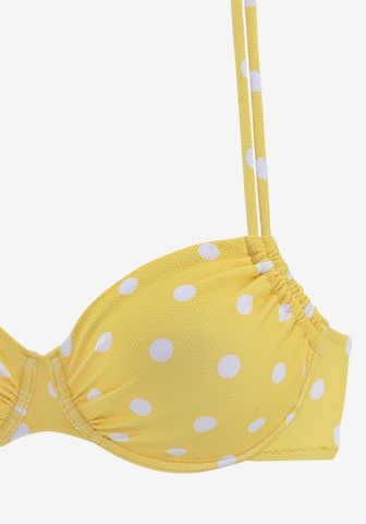 LASCANA Balconette Bikini in Yellow